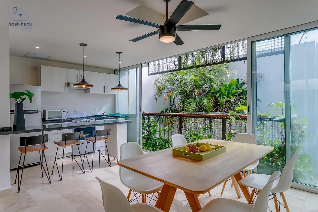 Apartment Peaceful Rooftop With Pool Close To The 5Th Avenue - Danzamar 8 Playa del Carmen