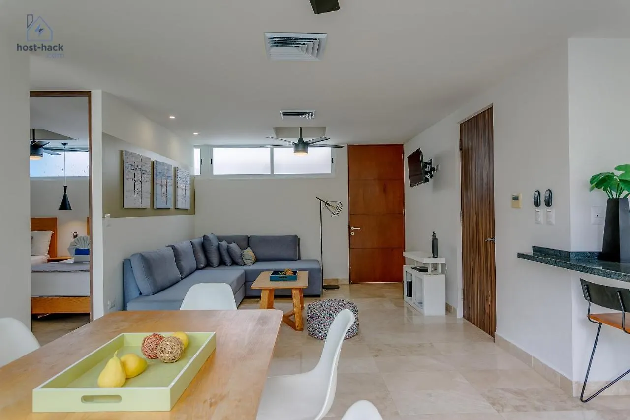 Apartment Peaceful Rooftop With Pool Close To The 5Th Avenue - Danzamar 8 Playa del Carmen
