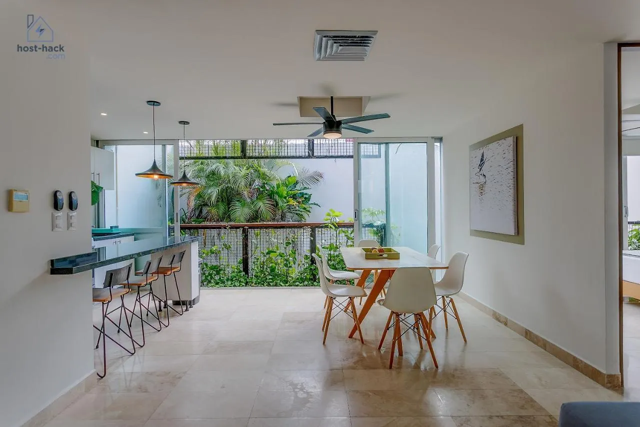 Peaceful Rooftop With Pool Close To The 5Th Avenue - Danzamar 8 Playa del Carmen Apartment